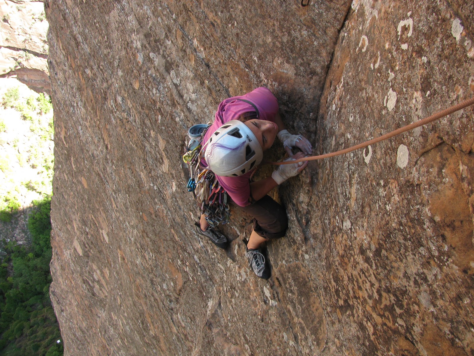 Rachel's Adventures Zion TR for Shune's Buttress