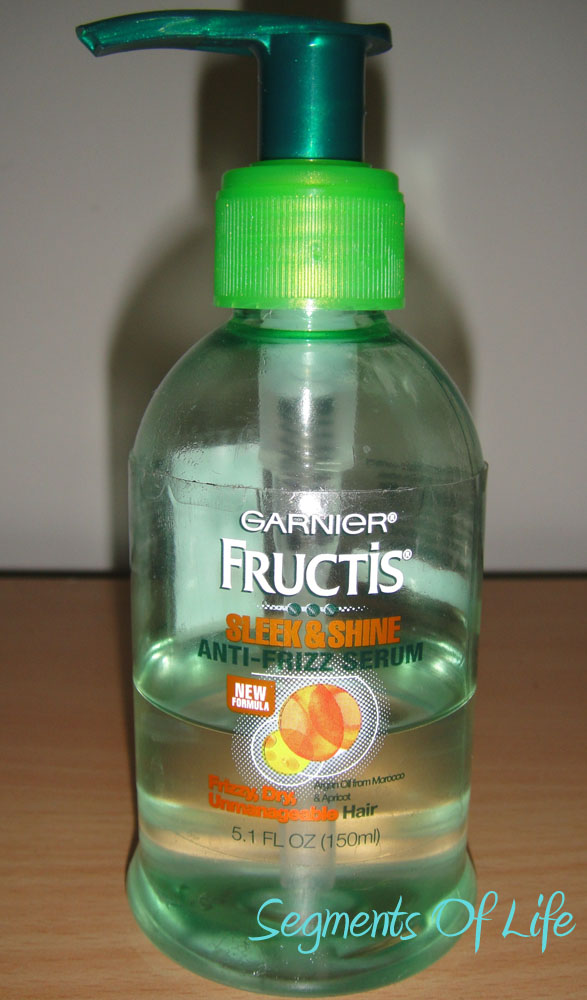 Garnier Fructis Sleek & Shine AntiFrizz Serum Review (Guest Post