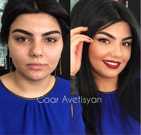 Lihat Nih Gimana Ajaibnya Make Up Bisa Membuat Wajah Biasa Menjadi Super Cantik!
