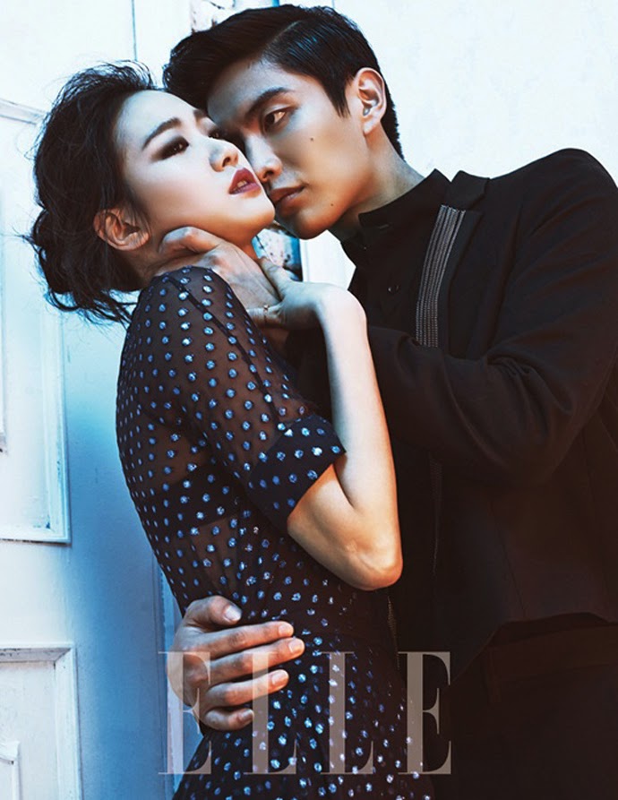 POPdramatic: Lee Min Ki and Kim Go Eun for Elle and Cine21.