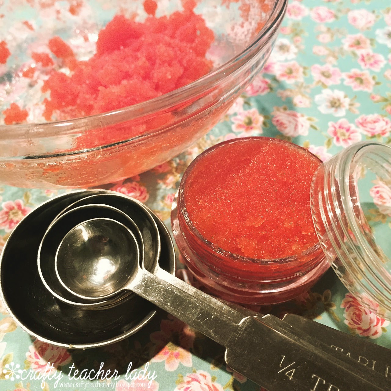 Crafty Teacher Lady Homemade Sugar Lip Scrub
