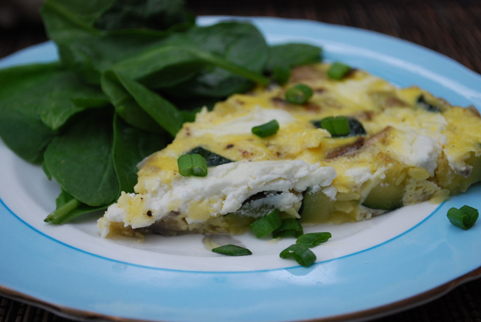 Cheese Please Mushroom & Goat Cheese Frittata for the TaTa's