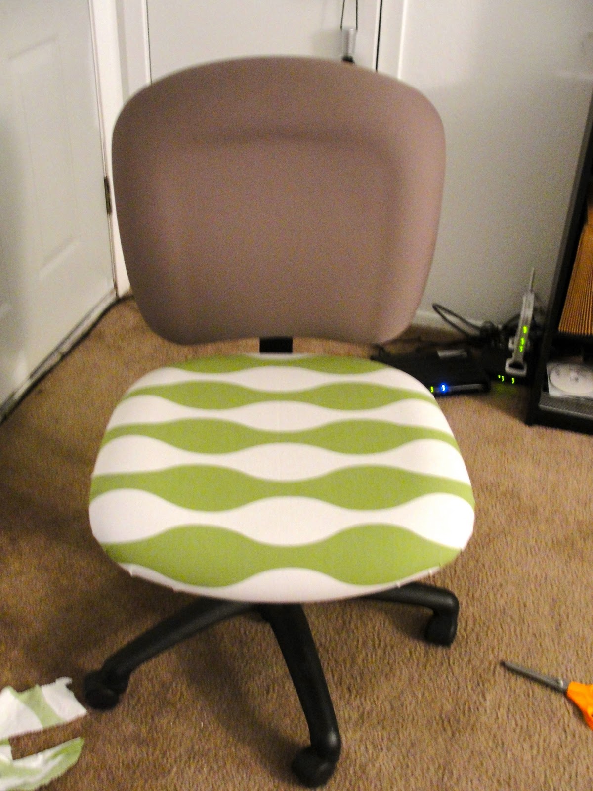 Love Endures All Things Ugly chair turned...less ugly