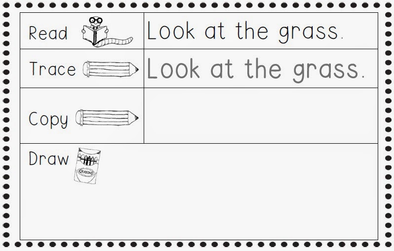 Making and Writing Spring Sentences for Kindergarten {vocab & sentence work} Making and Writing Spring Sentences for Kindergarten {vocab & sentence work}