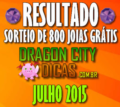 Resultado do Super Sorteio de 800 Joias - Junho 2015 Resultado do Super Sorteio de 800 Joias - Junho 2015