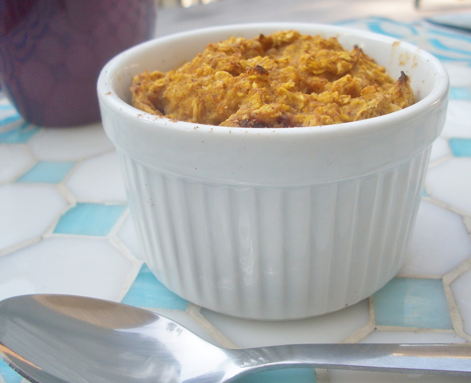 Honey and Nectar Pumpkin Pie Baked Oatmeal