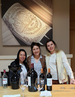 Momento Château Pichon Baron com Sonia Ozanne em Pauillac, França