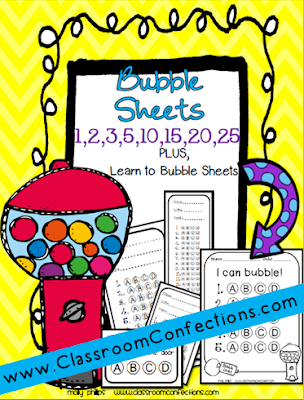 Printable Bubble Sheets - Classroom Activities: Social Studies, Reading ...