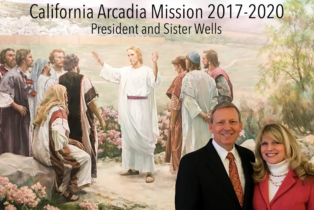 California Arcadia Mission President and Sister Wells 2017-2020
