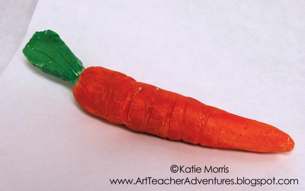 Adventures of an Art Teacher 5th Grade Food Sculptures