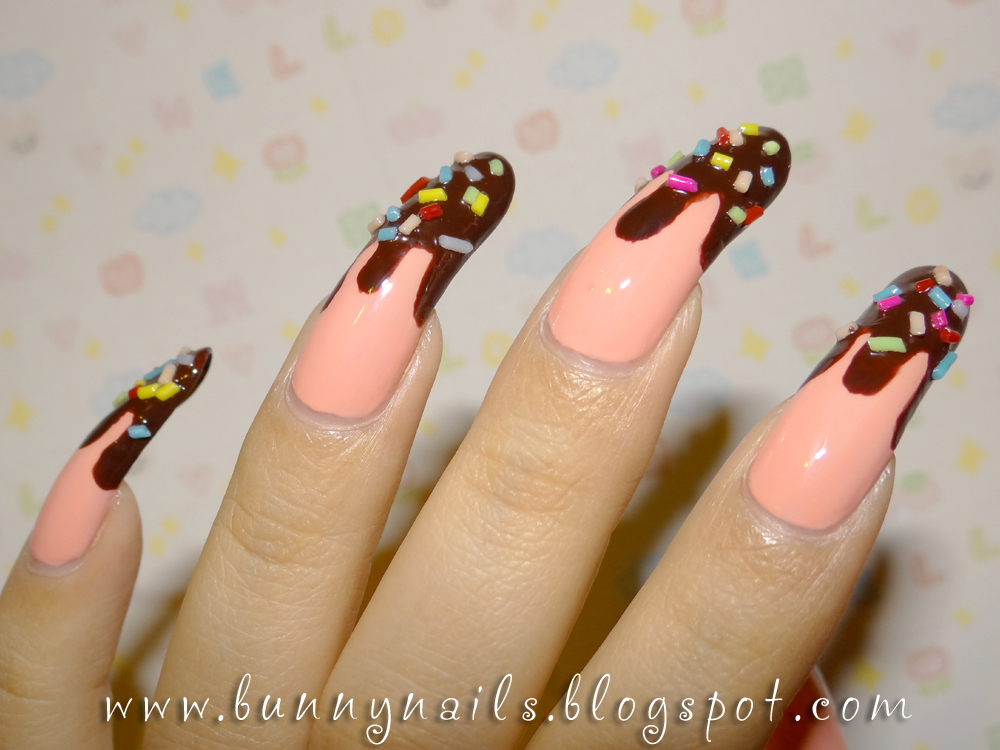 Chocolate Themed Nail Art - wide 11
