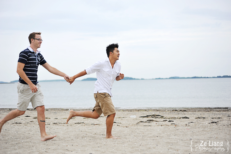 same-sex engagement session castle island boston ben&justin 12