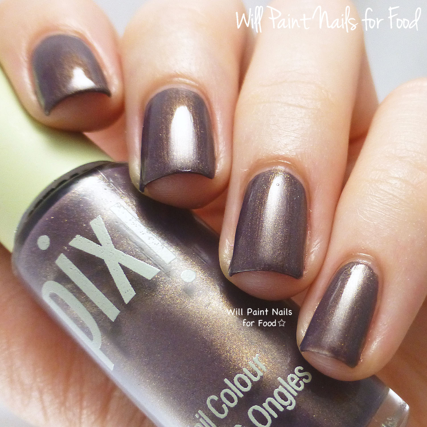 Pixi Nail Colour in Classy Cocoa swatch