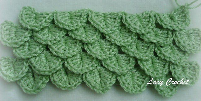 Lacy Crochet: Crocodile Stitch