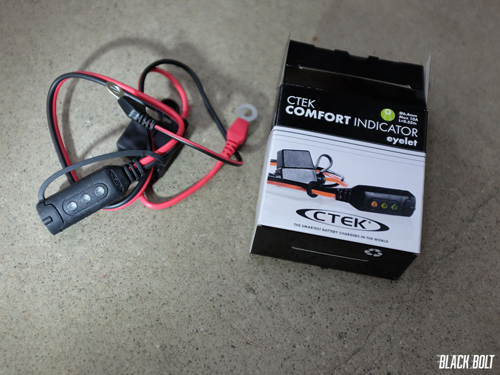 Black Bolt Star Bolt / Yamaha XV950 blog CTEK Comfort indicator for