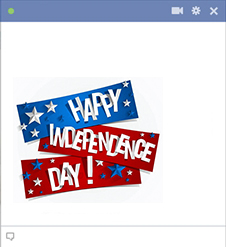 Happy Independence Day Facebook Sticker
