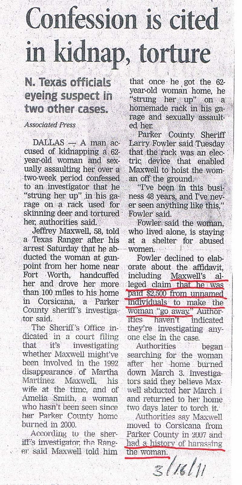 Victims of Organized Crime in Central Texas They Arrest Stalkers, Don