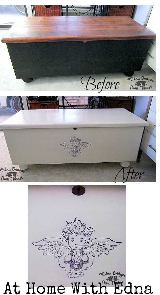 At Home With Edna Cedar Chest Redo