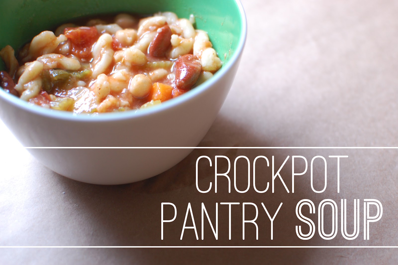 VeganFling Crockpot Pantry Soup