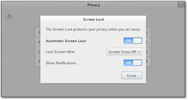 gnome 3.8 privacy