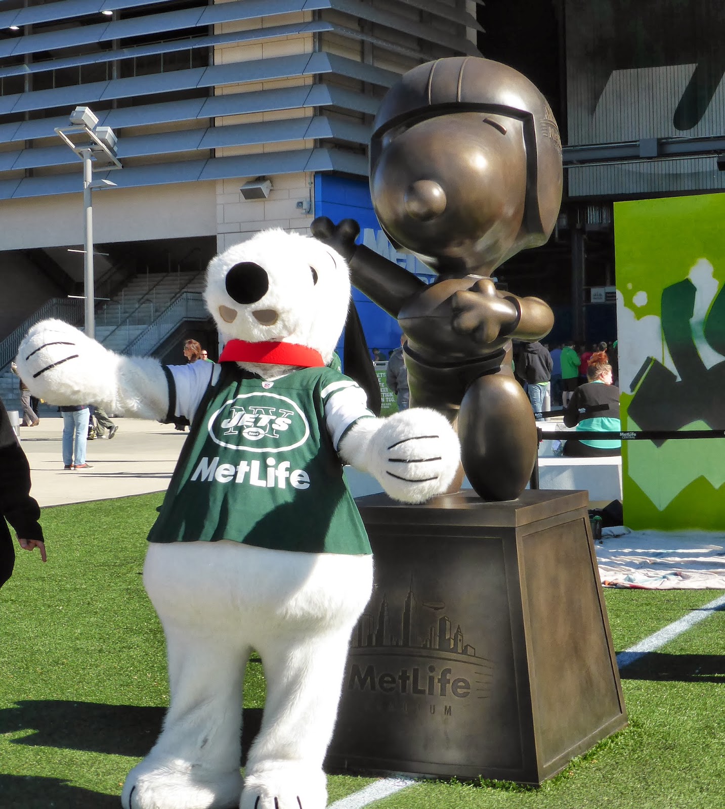 All of the NFL team's mascots turn into their real life counterparts