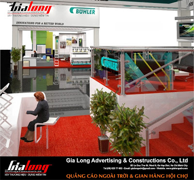 Thi công gian hàng hội chợ triển lãm, booth quảng cáo hội chơ. - 1