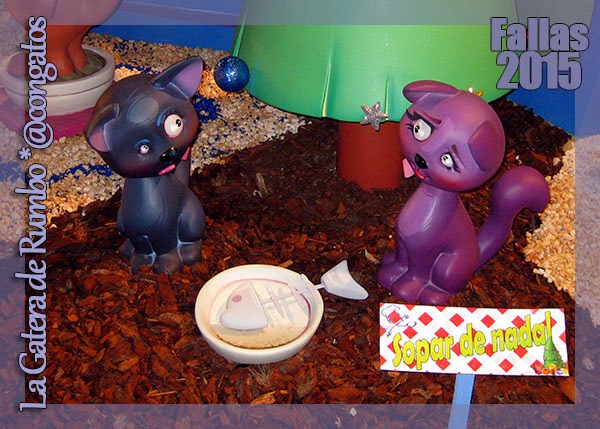 Falla Infantil Pintor Salvador Abril - Peris y Valero Gatos Falla Infantil Pintor Salvador Abril - Peris y Valero