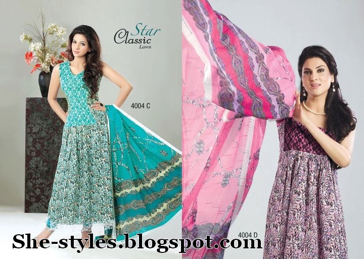 Star Classic Lawn Dress Designs 2012 | Pakistani Lawn Suits 2012 | All the  latest hair styles trends, Tips and tricks on how to look like your  favourite celebrityHairstyles Over