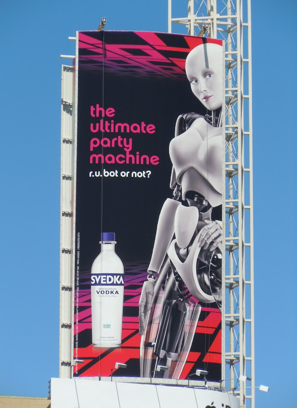 Svedka Vodka party machine billboard