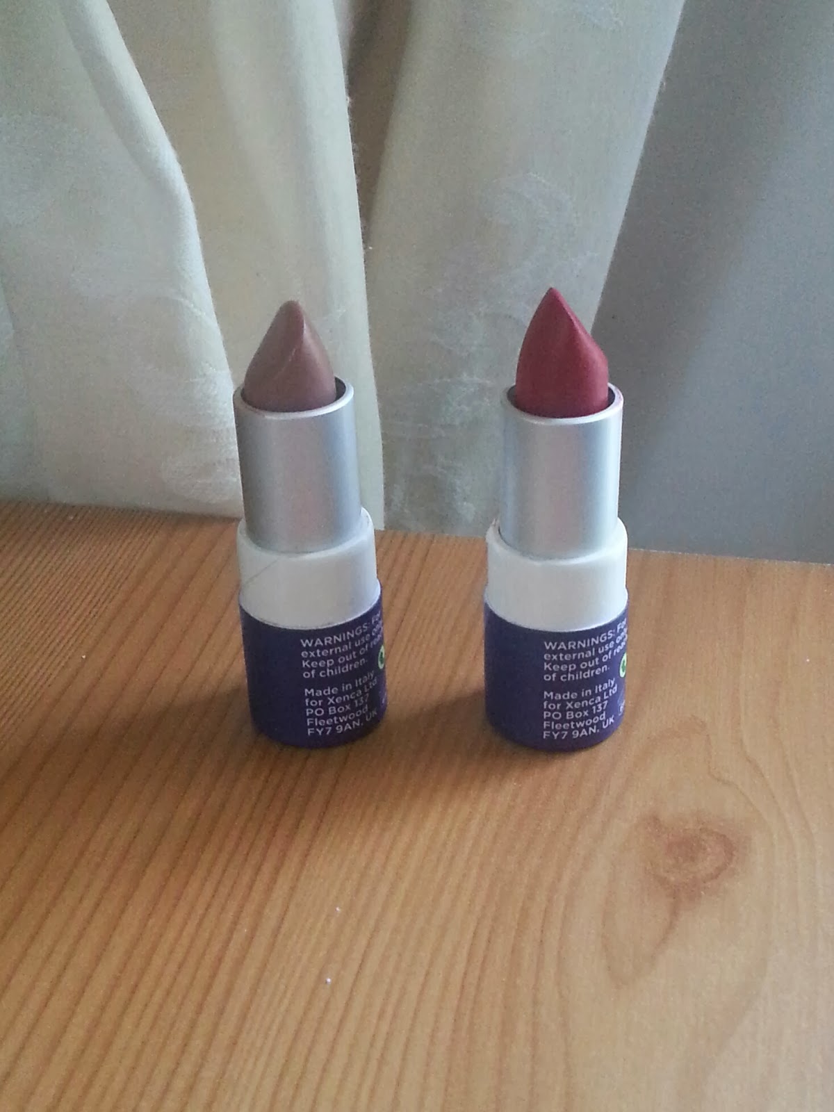 Xenca Perfection Lipstick in Fudge and Cherry Xenca Perfection Lipstick in Fudge and Cherry