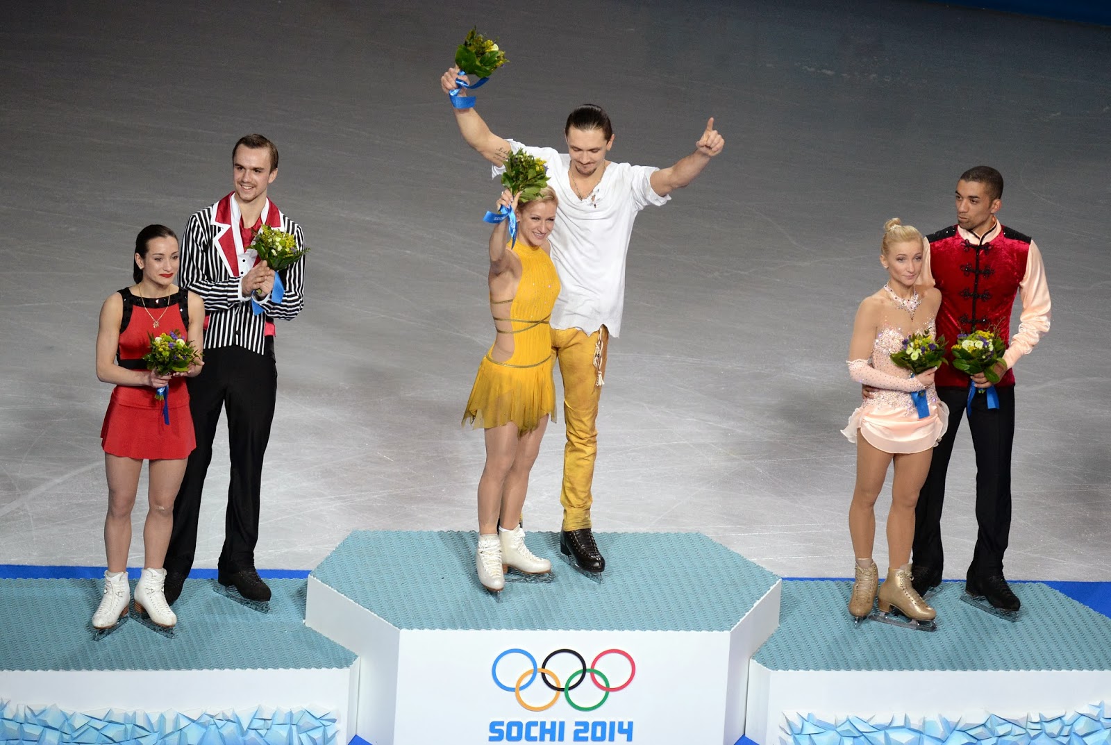 Sochi Olympics 2014 Russia won gold medal in Figure Skating Pairs