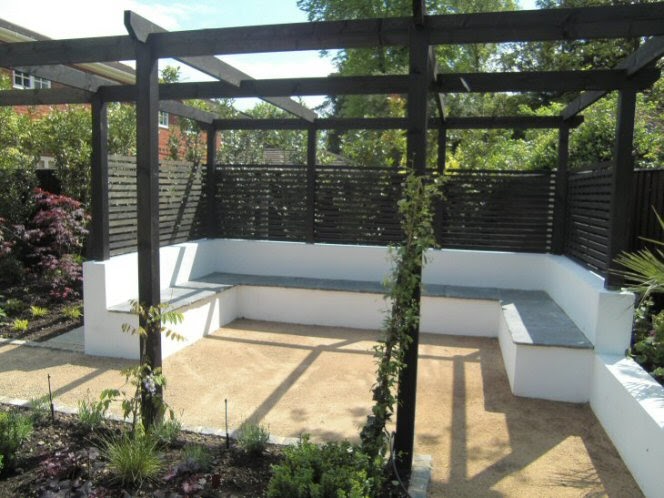 A Life Designing: Garden Design Ideas - Covering an Unsightly Wall