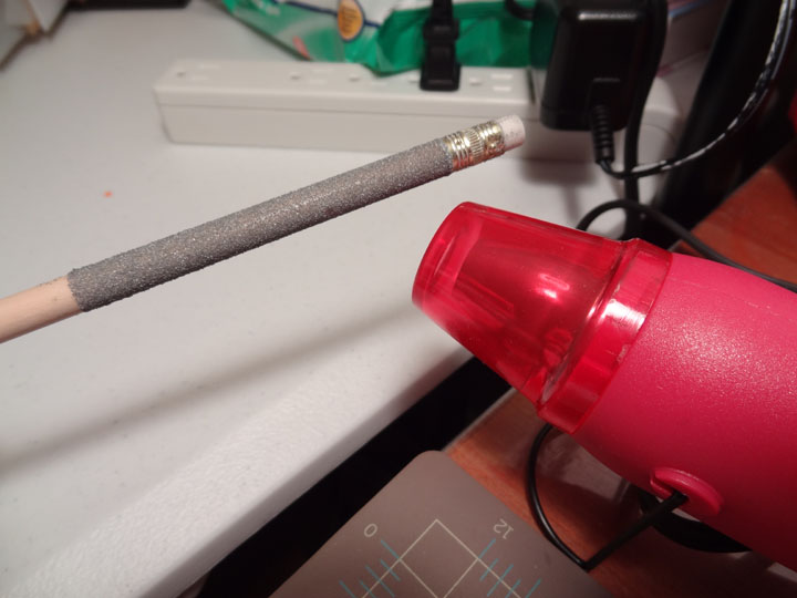 Popper and Mimi Hunger Games Pencil Toppers (and a heat embossed