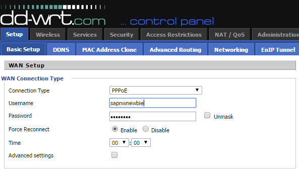 Connect DD-WRT to internet Connect DD-WRT to internet