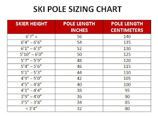Height Chart For Skis