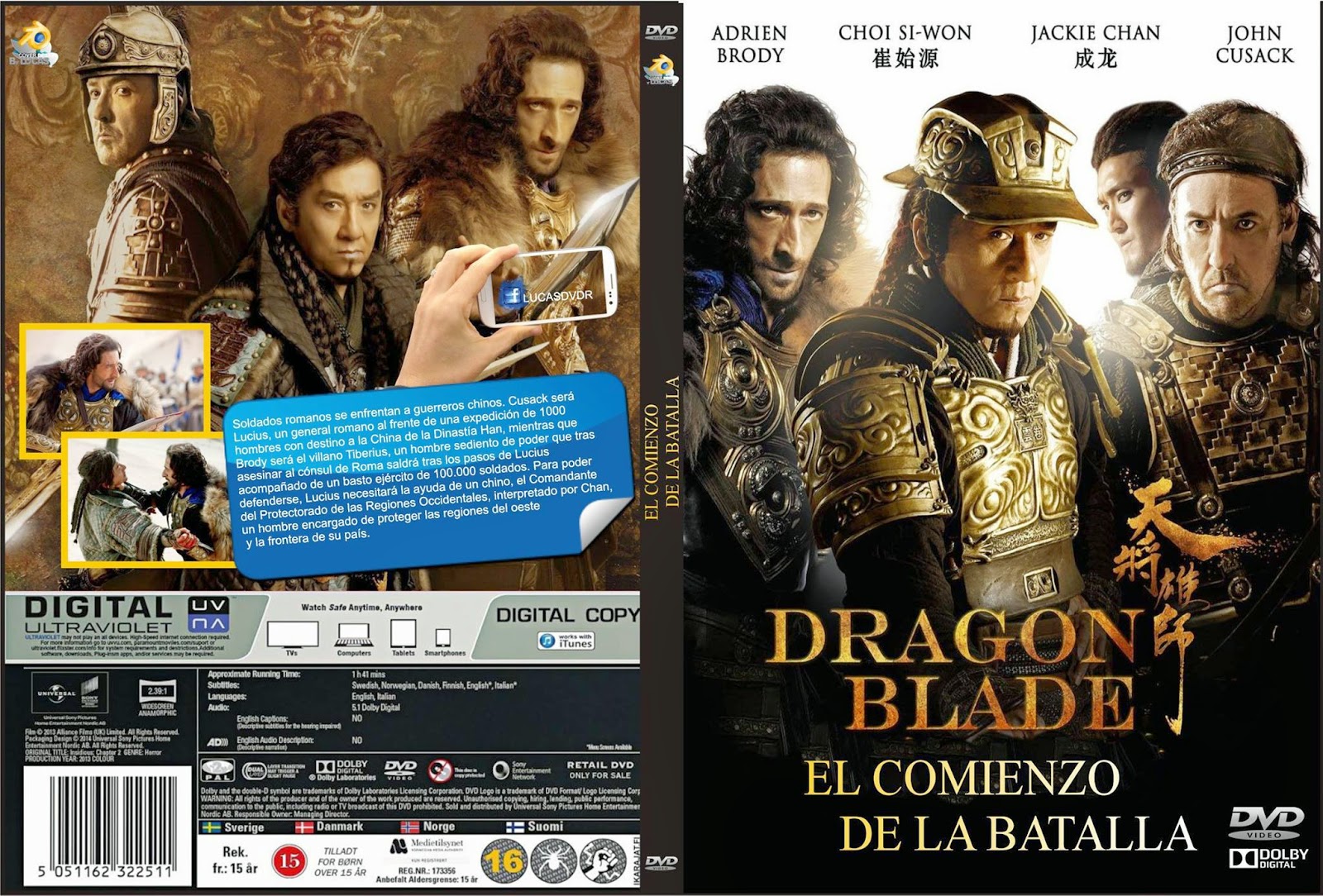 ESTRENOS EN BLU RAY DRAGON BLADE