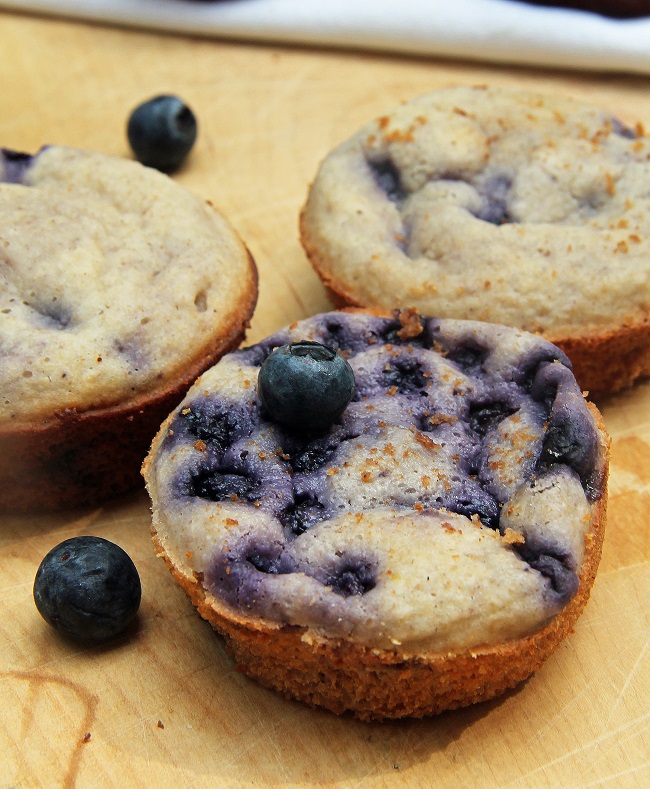 Mix it Up Oat Flour Blueberry Muffins + Some Info on Oat Flour