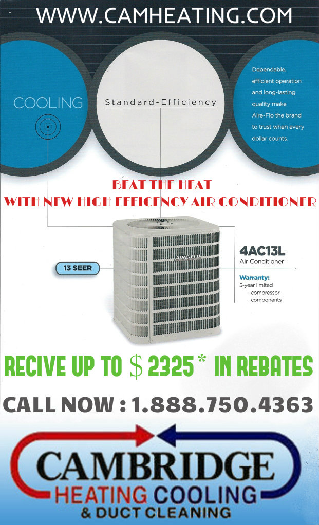 Cambridge Heating and Cooling NEW FURNACE AND AIR CONDITIONER