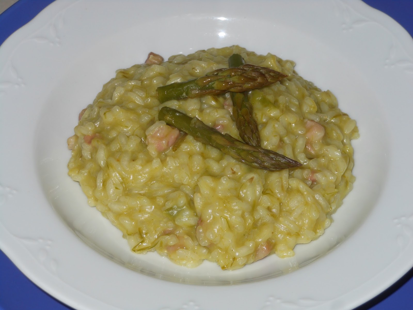 Provare Per Gustare... .. RISOTTO CON CREMA DI ASPARAGI E PANCETTA