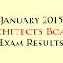 Architect Board Exam Results January 2015