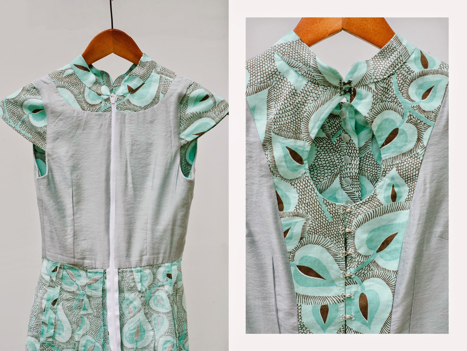 Esther from the Sticks Summer Sewing Oriental Inspired Dress