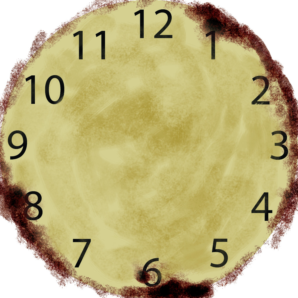 Craig Mitchell Rendered Clock and UV Texture Map