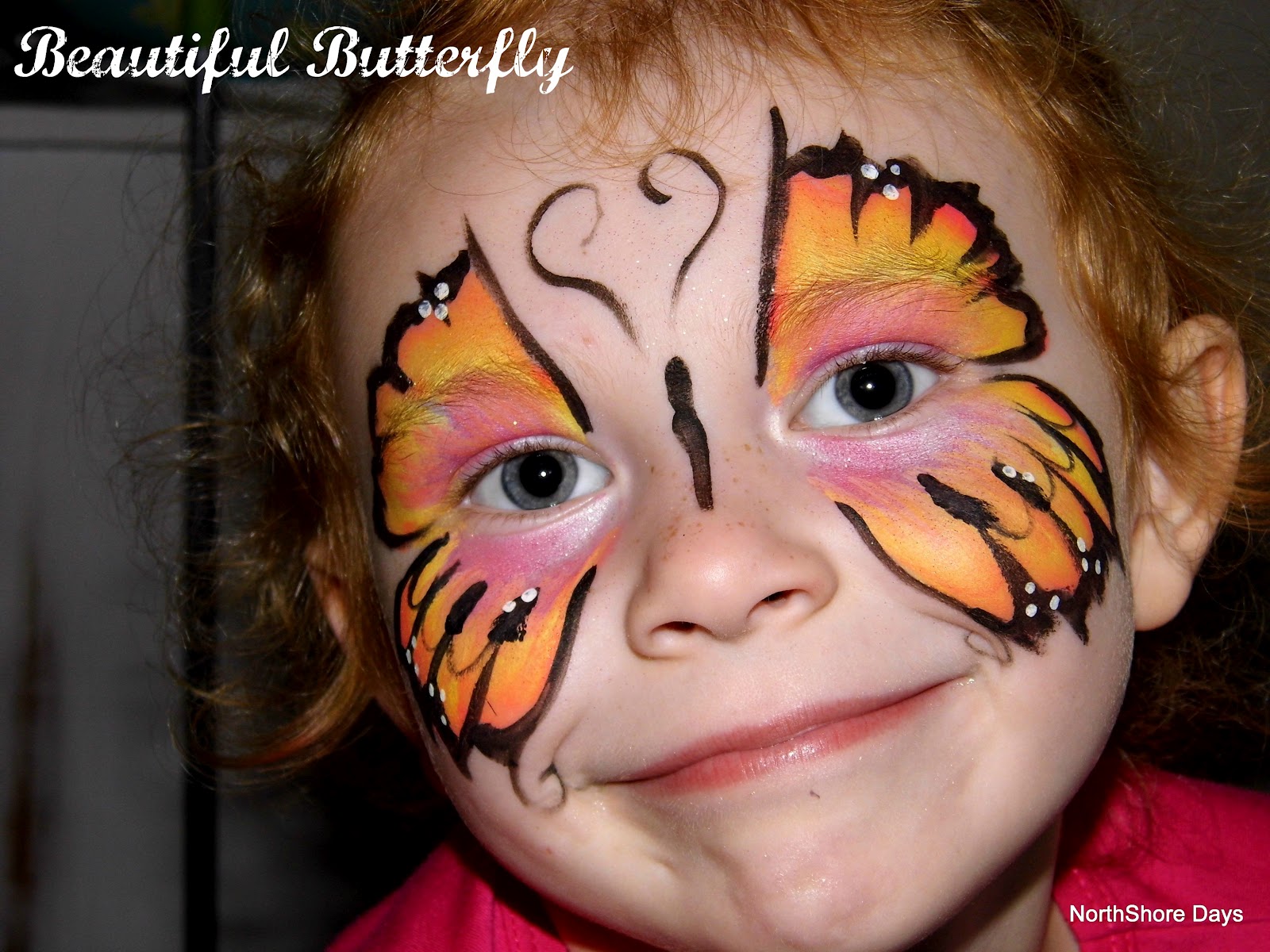 NorthShore Days..... Face Painting Fail... Butterflies