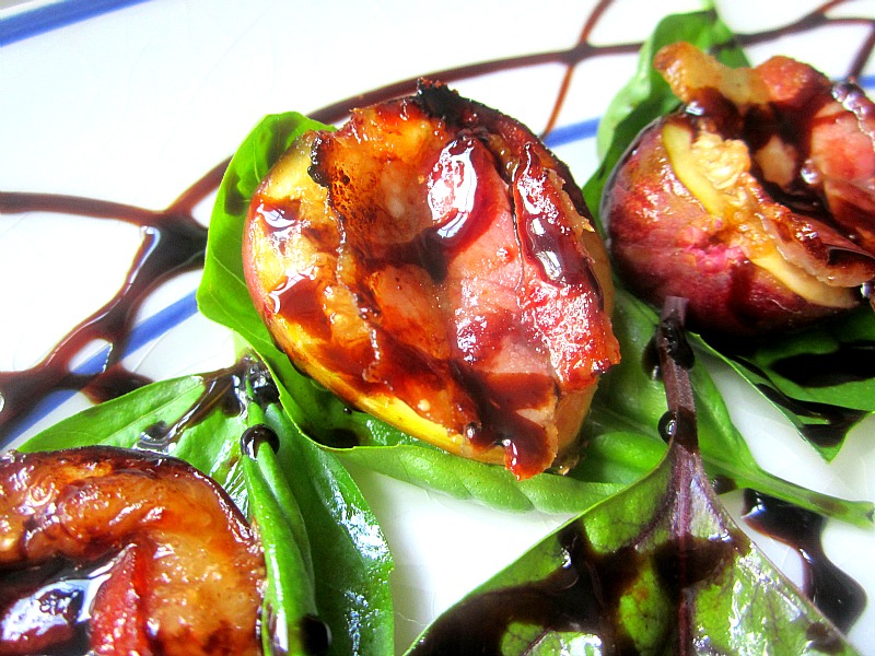 Grilled Figs, Pancetta & Basil Hello!
