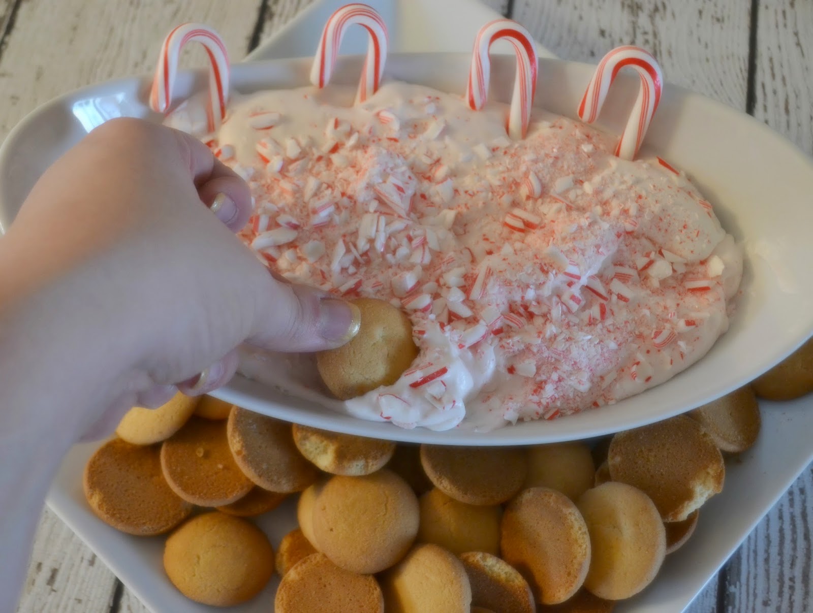 Peppermint Fluff Dip recipe and a Coffee Break Building Our Story