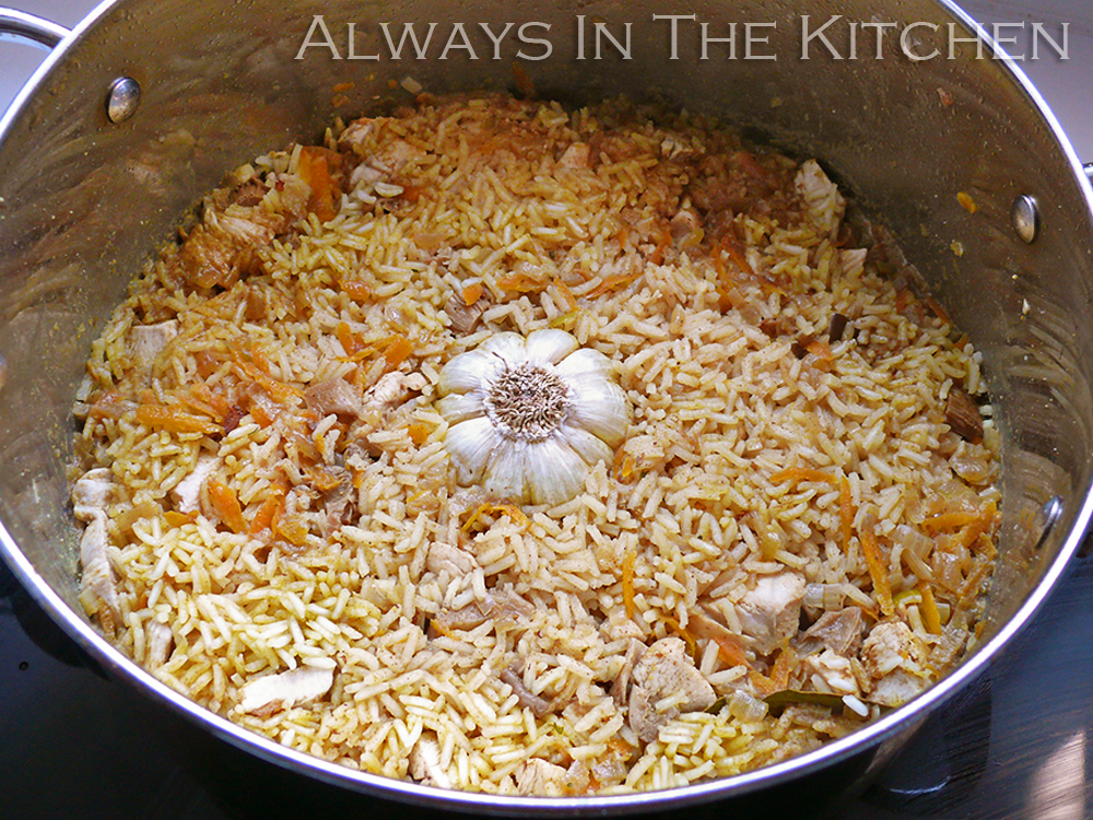 Dawna in the Kitchen Chicken Plov — Chicken and Rice, Uzbek Style