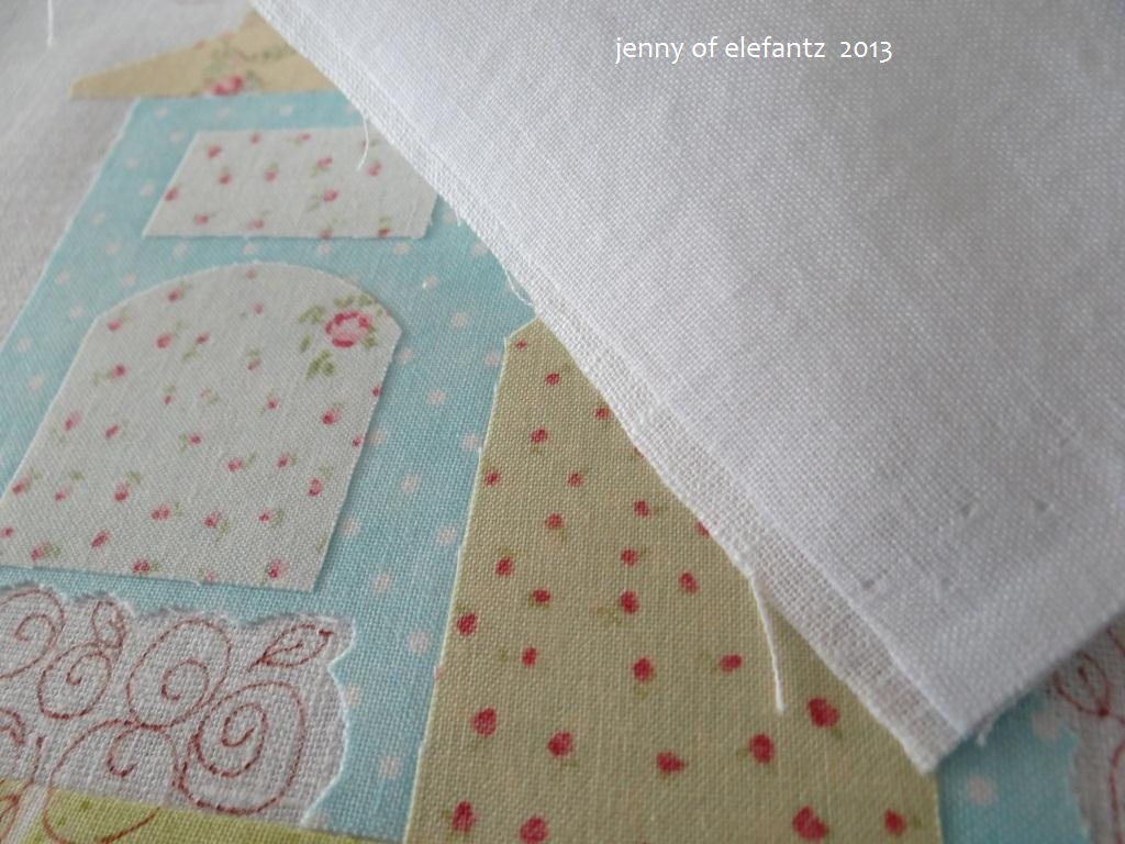 Jenny of ELEFANTZ Tutorial blanket stitch applique...
