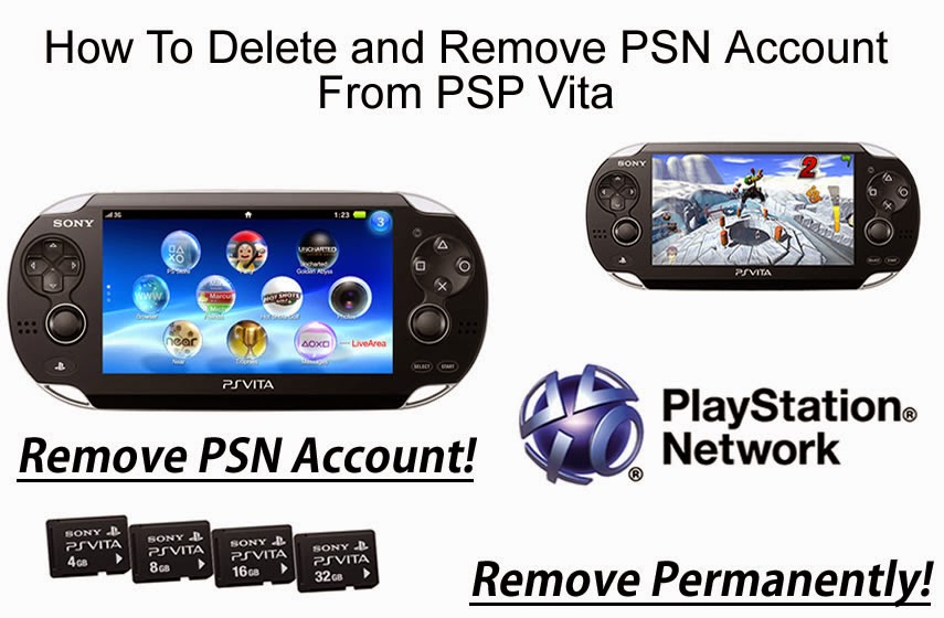 How To Delete and Remove PSN Account From PSP Vita How To Fix
