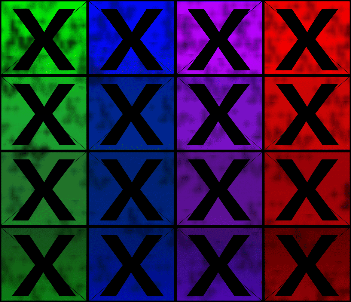 Graphic Pieces Flashing Lights