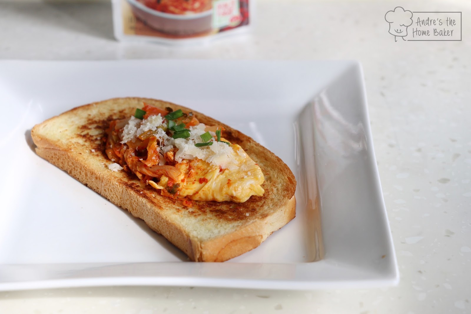 Andre's the Home Baker ♥ Kimchi & Egg Tartine ♥